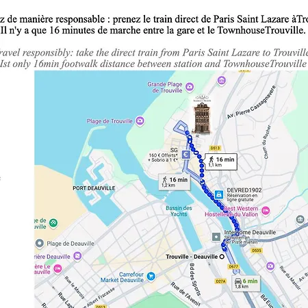 Aparthotel TOWNHOUSE TROUVILLE - Appart'Hotel&Studios 4*